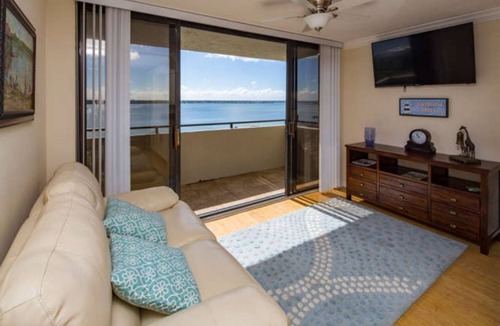 Sand Key Condo | A "10" on 10 - Beachfront Condo w/180° Views of the Water & Private Balconies