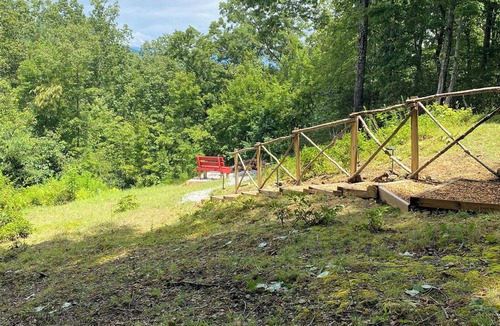 Murphy Cabin | Amazing view,sleeps 7 hot tub,Wi-Fi, game room,fire pit total privacy on 4 acres