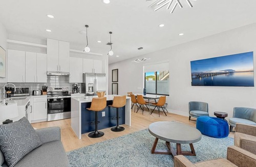Cocoa Beach House | Beach Across: Two Villas Sleeps 16 Hot Tub