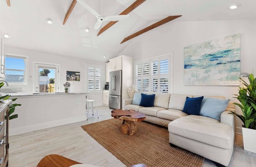 St. Augustine Beach House | Beach Cabana, Sparkling Pool, Steps to Beach Pier