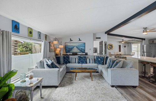 Palm Coast House | Beach Home: Heated Pool, Golf Cart, Kayaks, Fence