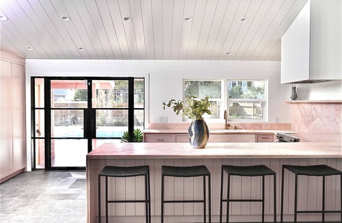 Downtown House | Beach Life + Walk to Downtown, Heated Saltwater Pool + Large Yard