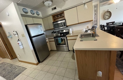 Southend Condo | Beachfront Condo - Short walk across the street to the beach