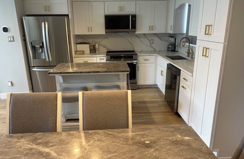Brigantine House | Beachfront Townhouse – Steps to Sand, Ocean Views from Every Deck! NEW KITCHEN!