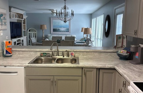 Navarre Beach Condo | Beachview 212 Pool side view/Not Gulf Front