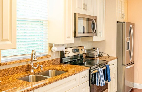 Indian Shores Condo | Beautiful 2nd fl. condo with balcony, across the street from the beach.