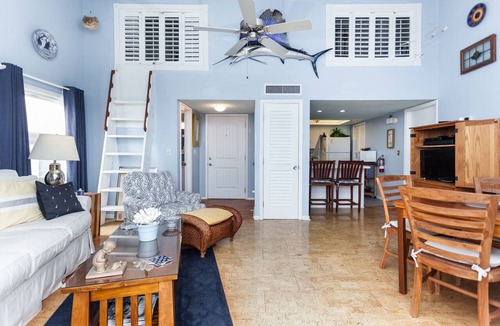 Butler Beach Condo | Beautiful, Top Floor, Ocean Front Condo with Balcony, Pool + Tennis