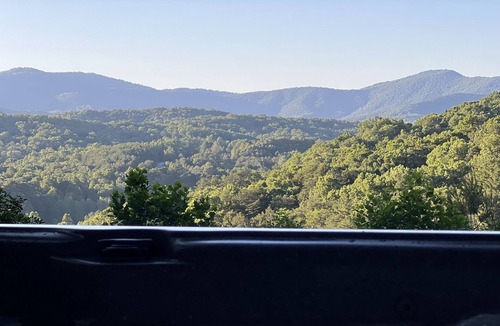 Ridgeline Vistas Cabin | Blue Ridge Mountain Views, Hot Tub, Game Room, Firepit, King Suites, Sleeps 9