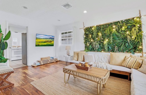 Virginia Park House | Boho TPA Escape: BIg Outdoor TV, Fire Pit, Games, and Hot tub coming soon!