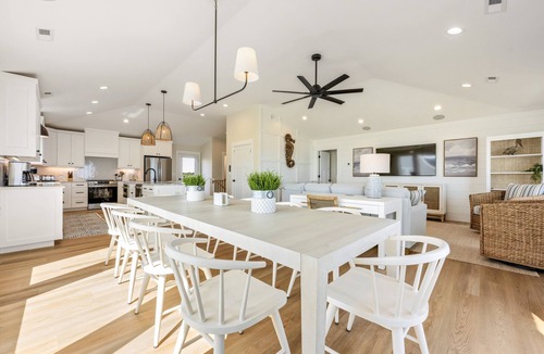 Kitty Hawk House | Brand New 8-Bedroom Luxury Retreat | Semi-Oceanfront | Pool Hot Tub Tiki Bar Ocean Views
