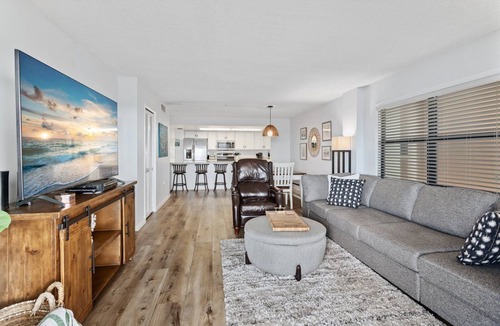 Ponce Inlet Condo | Breathtaking balcony views in this updated, spacious beachfront condo!