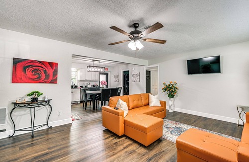 Bearss Plaza House | Breezy Lutz Home w/Patio: Perfect for Long Stays