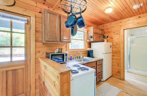 Laurel Springs Cabin | Charming Cabin w/Wraparound Deck in Blue Ridge!
