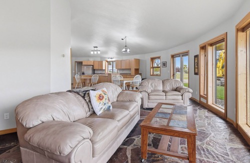 Great Falls House | Charming Riverfront Home with boat ramp and dock