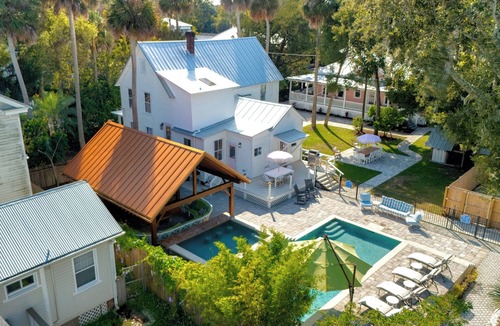 St. Augustine House | Cityside Sanctuary: Pool, Game Room, Steps to Town!