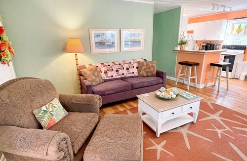 Ocracoke House | Contentment: Spacious home, den, screened porch, marsh views.