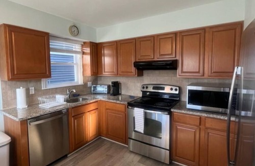 Brigantine Condo | Cozy and quiet beach 1st floor condo just steps from the beach!
