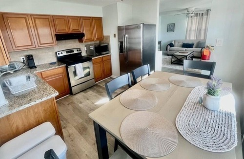 Brigantine Condo | Cozy and quiet beach 1st floor condo just steps from the beach!