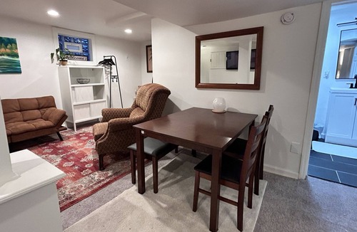 Roselawn Finance Apartment | Cozy Basement Retreat on Quiet Cul-de-sac
