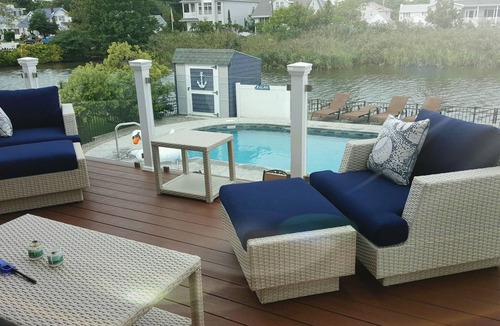 Point Pleasant Beach House | Custom Lakefront Beach House with HEATED POOL!