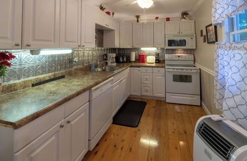Sylva House | Downtown, dog-friendly, Dillsboro home w/fireplace - front porch & back deck
