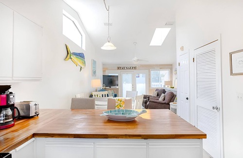 Crescent Beach House | Dream Beach Escape - 200ft to Waves - Breakfast - Private Hot Tub Awaits