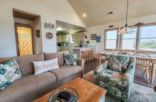 Carolina Dunes House | Duck Calls - 4 BR Oceanside Home w/Private Pool, Hot Tub - Dogs Allowed