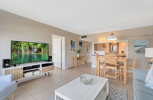 Avon By The Sea Condo | Family Friendly Beachfront Retreat Next to Cocoa Beach Pier with Heated Pool