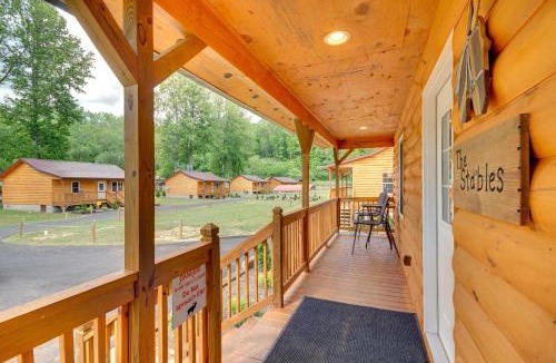 Cherokee House | Fire Pit: Cozy Bryson City Cabin on Tuck River