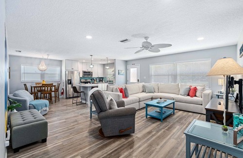 Flagler Beach House | Flagler Beach 3BR Coastal Retreat Private Beach Access & Private Pool Relaxing Getaway