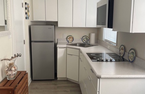 Pass-a-Grille Apartment | Fresh Renovation , Clean , Studio, Unit 2, Steps from the Gulf, Parking Pass