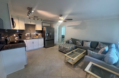 St. Pete Beach Condo | Fully Renovated Waterfront Views Walk to Beach