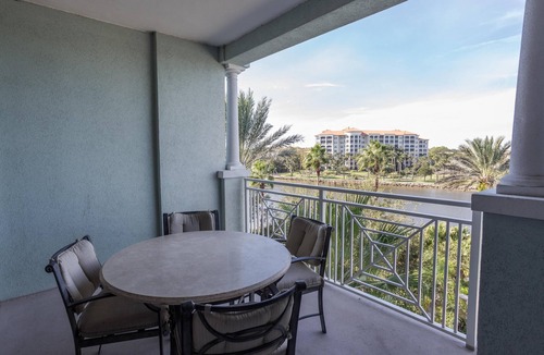 Palm Coast Condo | Golden Harbor | Elevated Waterway Views with Resort Access