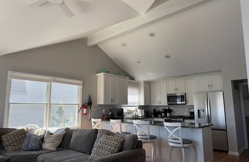 Ship Bottom House | Gorgeous Oceanblock House with Heated Pool steps from beach: 4 Bedroom/2.5 Bath