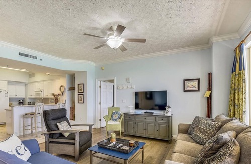 Thomas Drive Condo | Gulf Crest 1402 - 2Br Sleeps 8! Beautiful Decor. Free Fun!