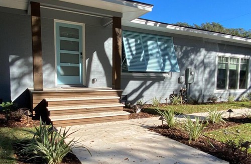 Folly Beach House | Heated Pool, Outdoor Kitchen,3 blocks from the beach.
