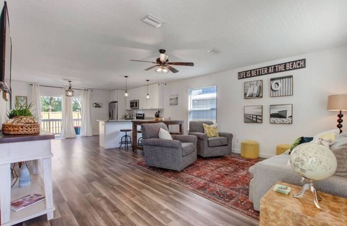 Vilano Beach House | Heated Pool & Vilano Beach Pet Family Friendly Close to Historic Downtown