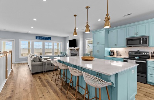 Holden Beach House | Heaven's Outpost: Waterfront retreat with private pool, beach access, fast WiFi & two decks