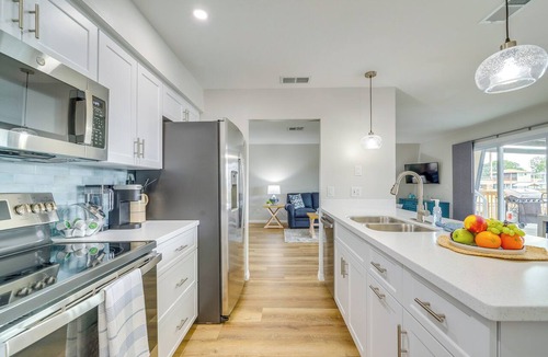 Spring Hill Cottage | Hernando Beach Waterfront Home w/Boat Dock & Deck