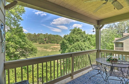 Lake Lure House | Indoor Pool & Golf Course Views: Lake Lure Condo!