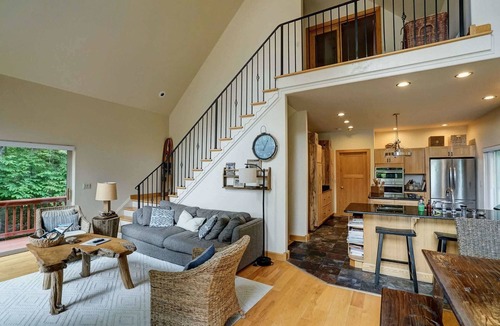 Bumpass House | Lakefront A-Frame | Private Pool, Beach & Dock!