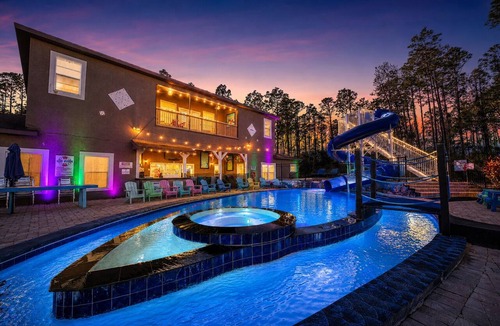 Clermont House | Lakefront Estate · Pool & Waterslide · Sleeps 45