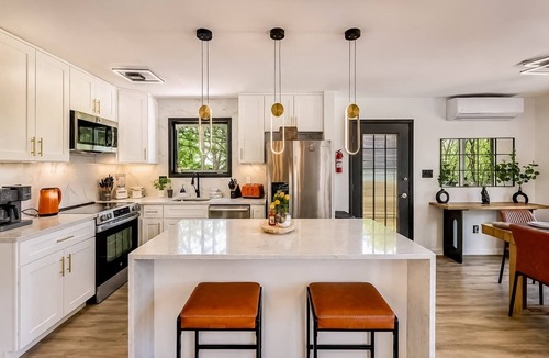 East Stroudsburg House | Lakefront Modern Escape with Hot Tub
