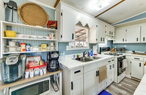 Fort Gaines House | Lakefront w/Dock, Detached Studio, Fire Pit!