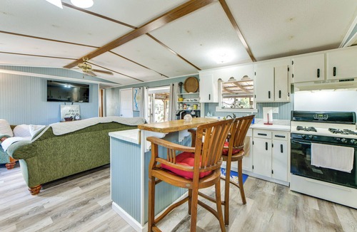 Fort Gaines House | Lakefront w/Dock, Detached Studio, Fire Pit!