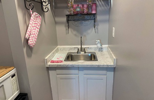 Fort George Island Apartment | Little Pink Cottage By the Sea ~ Tiny House on the River
