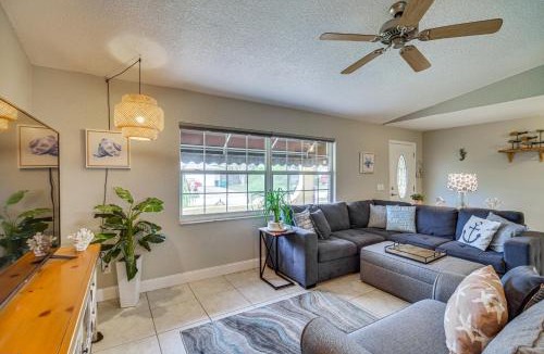 Surfside Estates House | Lovely Merritt Island Home w/Kayak + Fire Pit!