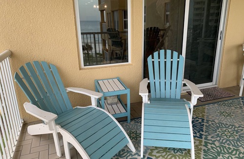 New Smyrna Beach Condo | Luxury 3bed 3bath. Direct Oceanfront. 2 balconies. Walk to Flagler.