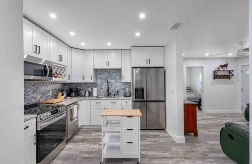 West Lealman House | Luxury Oasis w/Pool, Turf Yard, & Privacy Fence