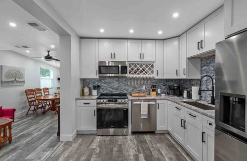 West Lealman House | Luxury Oasis w/Pool, Turf Yard, & Privacy Fence